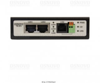 OSNOVO TR-IP2 удлинитель Ethernet на 2 порта до 3000м фото