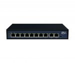 RVi-1NS08F-2T сетевой 8 портовый коммутатор с питанием по poe