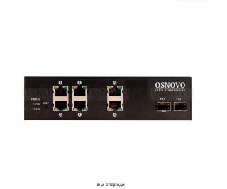 OSNOVO SW-8062/IC промышленный PoE коммутатор Gigabit Ethernet на 8 портов фото