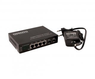 OSNOVO SW-70402 неуправляемый коммутатор Gigabit Ethernet на 6 портов фото