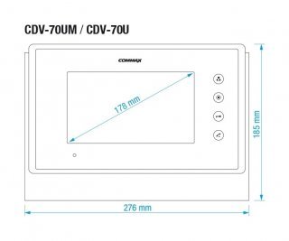 Commax CDV-70U/XL белый фото Commax CDV-70U/XL белый фото
