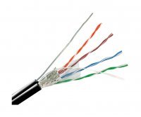 Кабель Optimus FTP-5e 4x2x0.51 Cu С ТРОСОМ 305м внешний