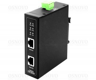 OSNOVO Midspan-1/303G промышленный гигабитный PoE-инжектор фото