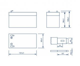Battbee BT 1207 аккумулятор фото