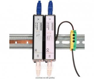 OSNOVO SP-IP/100PD устройство грозозащиты для локальной вычислительной сети (скорость до 100 Мбит/с) с защитой линий PoE фото